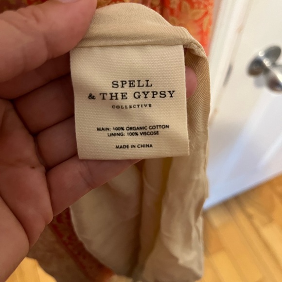 Spell strappy midi love story coral dress - Picture 12 of 12